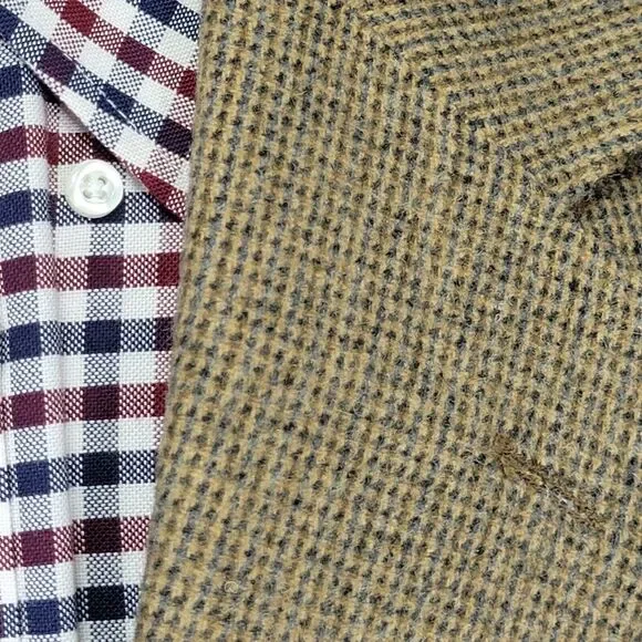 Chereskin Men's Sport Coat Blazer Two Button‎ Brown Camel Hair Size 46R